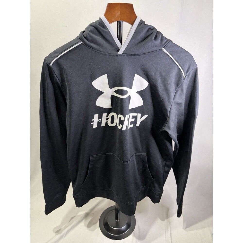 Under Armour Black Hockey ColdGear Hoodie Youth YXL